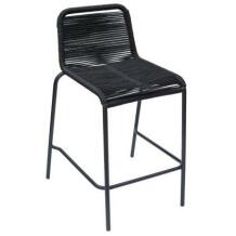 Besk Poilsio Kėdė 9152423, 55x51x85cm, 1 vieta, metalinis rėmas, tekstilės sėdynė, juoda spalva
