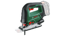 Bezvadu figūrzāģis AdvancedSaw 18V-140, 140 mm griešanas dziļums kokā, 0603013002, BOSCH