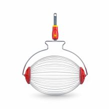 Augļu kolektora mazais grozs, WOLF GARTEN, 71AZA001650, piemērots augļiem un riekstiem ar diametru 2.0-4.5 cm