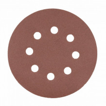 Smilšpapīra disks uz auduma bāzes 125mm G120 (5gab.) HOGERT