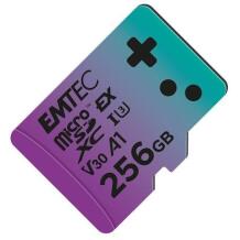 Emtec Mälukaart ECMSDM256GEXG, 256GB, 880MB/s, 700MB/s, U3, V30, A1, veekindel, individuaalne kaitsekate