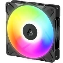 Arctic Корпусный вентилятор P14 PRO REVERSE ACFAN00323A, 140mm, 166.5m³/h, 5.1mmH2O, FDB, 12 LED, черный