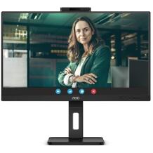 AOC Monitor Q27P3CW, 27", 2560 x 1440, QHD, 75 Hz, 4 ms, 350 cd/m², 2x HDMI, USB-C, 5 MP kaamera, VESA 100x100