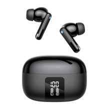 ONIKUMA TX612 TWS bezvadu austiņas 2.4 GHz + Bluetooth 5.4 dual-mode ANC + ENC 10 mm draiveri līdz 7 st bez futrāļa un līdz 35 st ar uzlādes futrāli iebūvēts mikrofons USB-C uzlāde melns