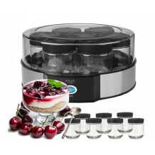 Super convenient yogurt maker with 7 jars 200 ml 20W AD4476 Adler