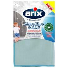 Arix Микрофибровая тряпка 90284884, 1 шт., антибактериальная, для чистки стекол, зеркал, кристаллов
