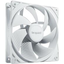 Be Quiet Korpuse ventilaator Pure Wings 3 120mm PWM White BL110, 120mm, 1600RPM, 84.8m³/h, 1.45mmH2O, 4-pin, valge