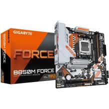 Gigabyte B850M FORCE motininė plokštė, AMD Ryzen 9000 serijos procesoriai, 8+2+2 fazių skaitmeninė VRM, iki 9600MHz DDR5, 3*M.2