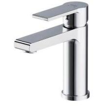 Cersanit Kriauklės maišytuvas Brasco 5758799, 6l/min, 35mm kasetė, 1 rankena, chromas, 400mm lanksčios žarnos, klik-clack kištukas
