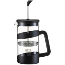 Resto prantsuse press 90509, 1000 ml, borosilikaatklaas, roostevaba terasfilter, plastmassist kaas, must