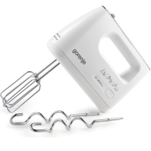 Rankinis mikseris, kurio galia 460 W, su 5 greičiais ir turbo režimu M460CDC Baltas Gorenje