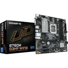 Gigabyte Pagrindinė plokštė B760M D3HP WIFI6 1.0, palaiko Intel Core 14 kartos CPU, 4+1+1 fazių VRM, iki 5600MHz DDR5