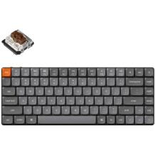 Клавиатура Keychron K3M-H3, 75% форм-фактор, 84 клавиши, RGB LED подсветка, Bluetooth 5.1, переключатели Gateron Brown, 1000 Гц