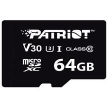 Patriot карта памяти MicroSDHC PSF64GVX31MCX, 64GB, 90MB/s, U1, C10, U3, V30