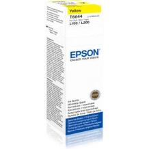 Epson T6644 Tindi kassett, C13T66444A, 70 ml, 1-pakk, kollane, tindi täiendamine