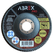 Slīpējamais disks lapiņu 125mm G120 Standard ABREX