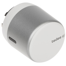 Tedee GO 2 nutikas ukse lukk Bluetoothi ja Wi-Fi-ga koduturvalisuseks Hõbedane