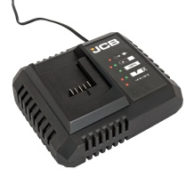 JCB JCB-18FC-9 Professional 18V itin greitas įkroviklis JCB Li-Ion akumuliatoriams įkrauti 9A 20.5V DC išmanus įkrovimas suderinamas su JCB 18V akumuliatoriais