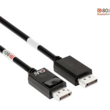 Club3D кабель DisplayPort CAC-1091 1.2м, 2.1, 80 Гбит/с, 4320p, 360 Гц, 10328 x 7760, прямой разъем, сертифицирован VESA