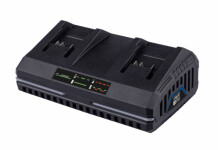 Fast Charging Dual Charger SDBC 2x4.5A, Scheppach, 7909201713, 4.5 A, 0.19 kg, 17 x 23 x 9 cm