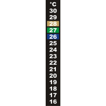Šķidro kristālu termometrs BIOTERM 080200 (+16°C līdz +30°C) 13cm