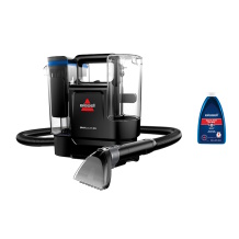 Kompaktiškas kilimų ir minkštų baldų valytuvas SpotClean C5 Select 400W su plovimo funkcija laidinis juodas mėlynas 3928N Bissell