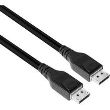 Club3D кабель DisplayPort CAC-1061 5м, 32.4Gbps, 1.4, 28AWG, черный, золотые контакты, защелкивающиеся разъемы