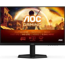 Aoc Monitorius 24G42E, 23.8", 1920 x 1080, 180 Hz, 1 ms, Fast IPS, HDMI 1, VESA 100 x 100, matinis