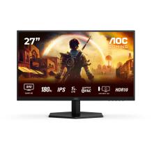 AOC Monitor Q27G42XE, 27", QHD, 180 Hz, 1 ms, 2560 x 1440, 300 cd/m², 2 x HDMI, must