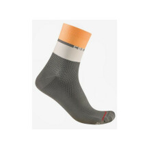 Velo zeķes ELEGANTE 12 Sock, Castelli, 8056006360794, Svars: 42g, Temperatūras: 10°C - 38°C, Materiāls: 85% polyamide, 15% elastane, Izmēri: L/XL (39-41)