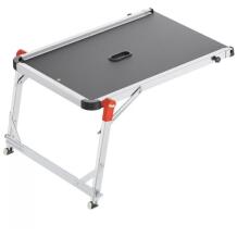 Hailo Laiptų platforma TP2 Pro 039940301, 930mm, 750mm, 9kg, aliuminis, 150kg, 4 kojos su Soft-Grip, dviguba saugos spyna