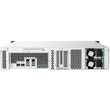 Qnap NAS RACKST 8BAY 2U TS-832PXU-RP-4G 10GbE 2, 2.5GbE 2, 4GB, 8 diskai, 69.191W, 250W (x2) maitinimo blokas
