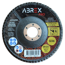 Slīpējamais disks lapiņu 125mm G36 Standard ABREX