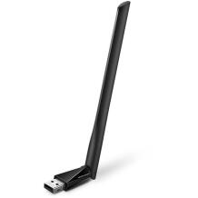 Mercusys беспроводной USB адаптер MU6H, 650 Мбит/с, Dual-band 2.4 GHz/5 GHz, 5 dBi высокий усилитель, Plug and Play, черный