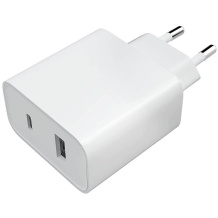 Universāls ātrās uzlādes adaptīvs lādētājs viedtālruņiem un planšetdatoriem 33 W USB-C PD un USB-A Balts BHR4996GL Xiaomi