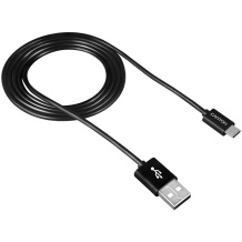 Vads ar Micro USB savienojumu un 1 m garumu Melns CNE-USBM1B CANYON