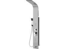 Dušas panelis Steely 6, FALA, 75979, nerūsējošais tērauds, 5 funkcijas, 155x22/18x7 cm