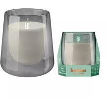 Bolsius Svece arom. 37020401 Ø95mm, 85mm, Cedarwood & vetiver, bez palmu eļļas, augu vasku