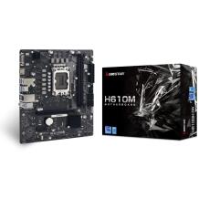 Biostar H610MH D5 motininė plokštė, H610MH D5, 2xDIMM, 4xSATA III, 1xHDMI, 1xVGA, 1xPS/2, 4xUSB 2.0, 2xUSB 3.2, 1xCOM, 1xRJ-45