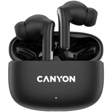 Bezvadu TWS austiņas ar Bluetooth savienojumu OnGo 9 Melns CNS-TWS9B CANYON