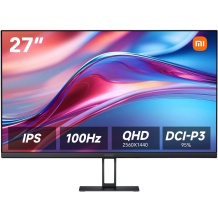 Monitor 27″ QHD 2560×1440 100 Hz 6 ms IPS HDMI A27Qi Black ELA5812EU Xiaomi
