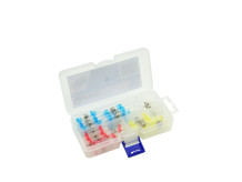 Ūdensnecaurlaidīgas alvas termokurvju caurules, 100 gab., dažādi izmēri (0.25-6mm²), G03608, GEKO