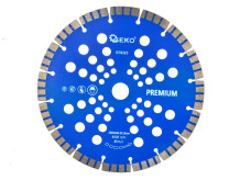 Dimanta disks ar segmentētu turbo malu, 230x22,2mm, 10mm augstums, G78323, GEKO Premium