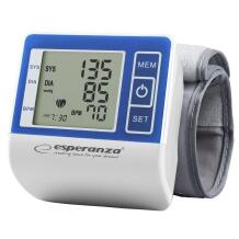 Esperanza asinsspiēdiena mērītājs ECB001, 0-300 mmHg, 40-199 impulsi/min, 90 ieraksti, LCD 40x40mm, IHB funkcija