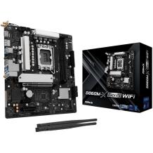 Asrock B860M-X GEN5 WIFI материнская плата, 218mm, 244mm, 2xUSB 2.0, 1xHDMI, 1xDisplayPort, 128GB, 7.1 канала, 2.5GbE, Wi-Fi 6E