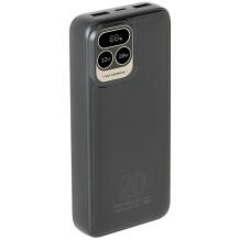 Rivacase Power Bank VA2521, 20000 мАч, 20W PD, 2xUSB-A, 1xUSB-C, ЖК-дисплей, серый