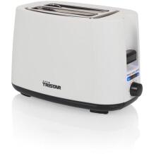 Tristar Toaster BR-1055, 750 W, 2 lizdai, plastikas, baltas, atšildymo funkcija, aukšto pakėlimo galimybė