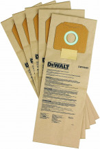 Papīra putekļu maisi (5gab.) DWV9401-XJ DEWALT