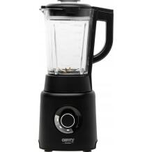 Adler Настольный миксер CR 4089, 2000 Вт, 1,7 л, стеклянная чаша, черный, дробление льда, 6 лезвий