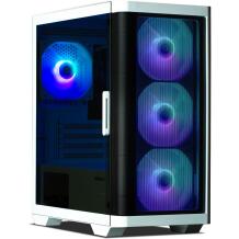 Zalman Arvutikorpus M4 White, 4.1kg, Valge, Läbipaistev, Must, 20.8cm, 42.5cm, 38.5cm, 2xUSB 3.0, Audio In, Mic, USB 2.0